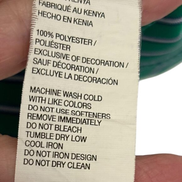 Izod Perform X Golf Polo Medium Green Stripe - Picture 6 of 6